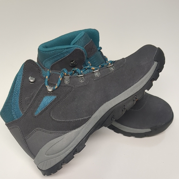 Columbia Gray and Teal Waterproof Hiking Boots - Picture 1 of 4